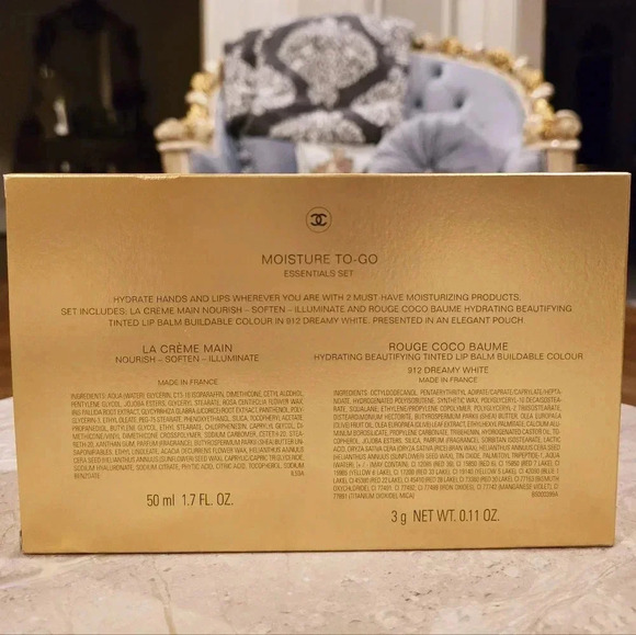 CHANEL Hand Cream & Lip Balm Moisture to Go 2024 Holiday Gift Set - Picture 2 of 4